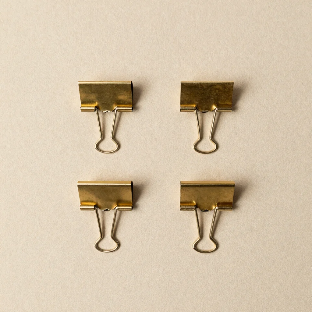 Brass Page Clips
